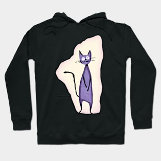 scary cat Hoodie